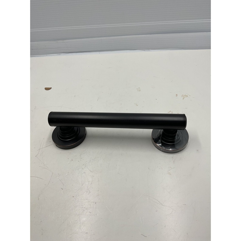 allen +‎ roth Townley Oil Rubbed Bronze Wall Mount Grab Bar Safety Rail